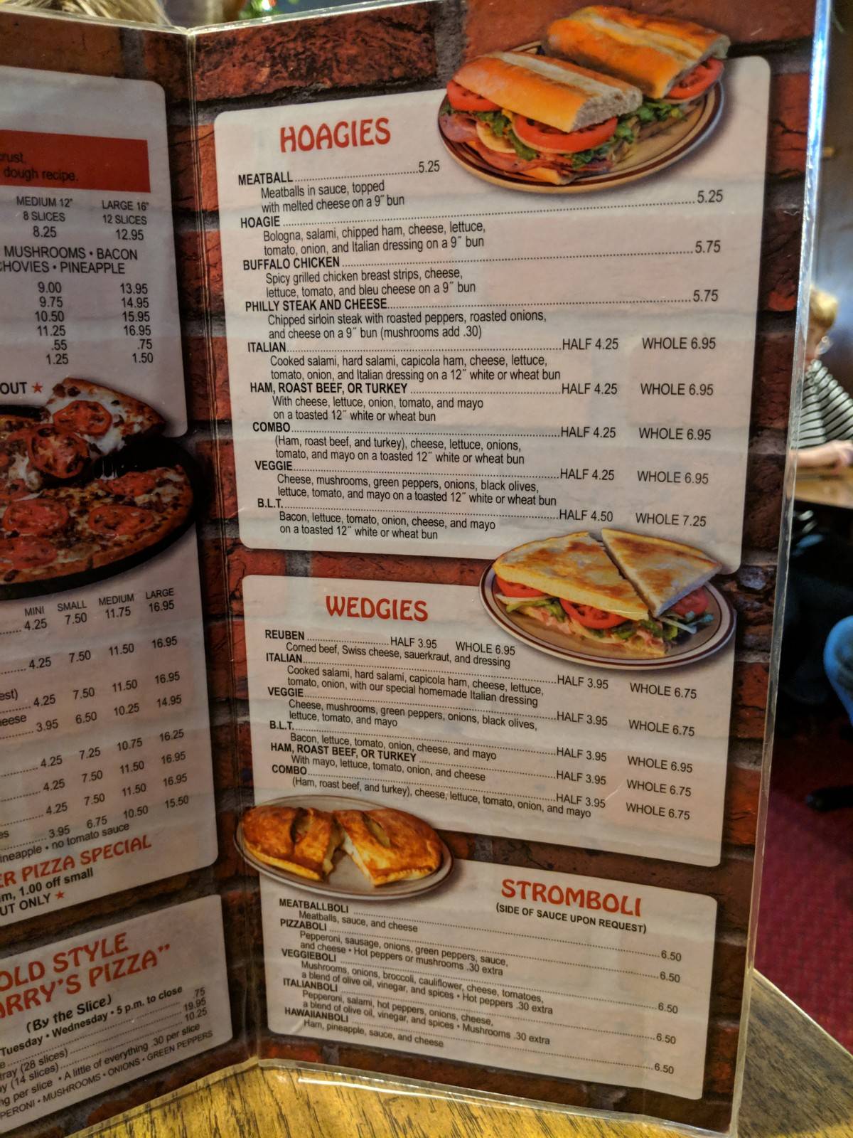 Menu at Pizza Pub, Clarion, E Main St