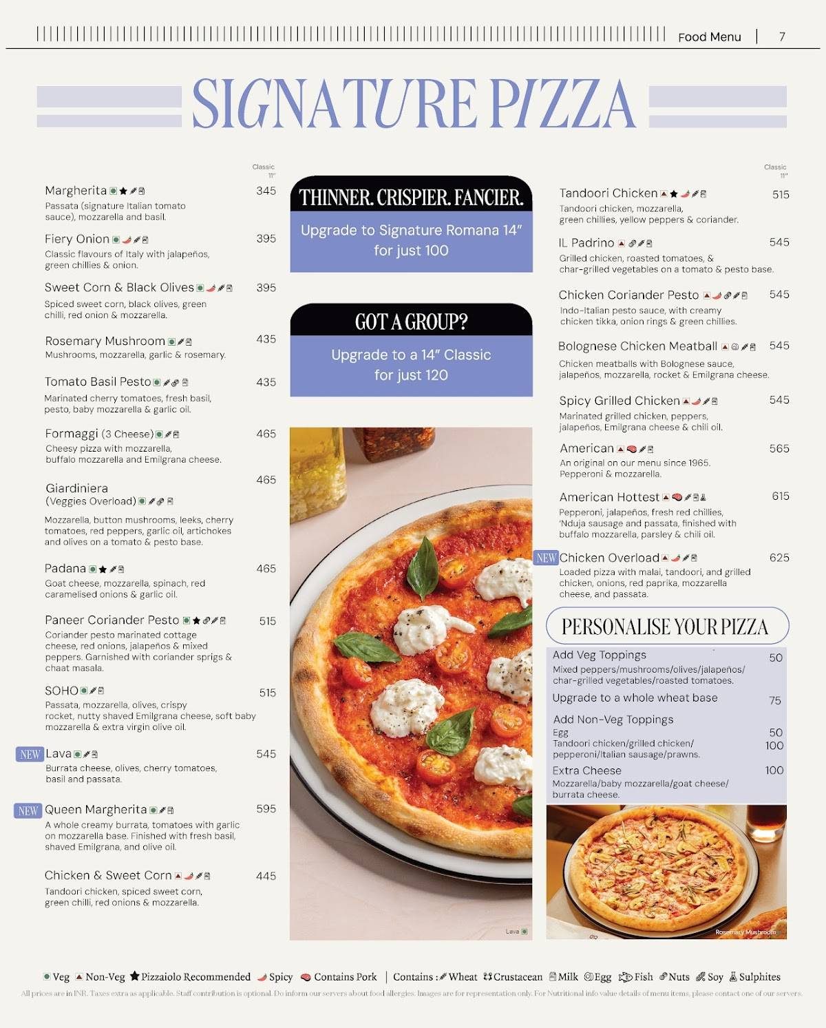 PizzaExpress Indiranagar menu