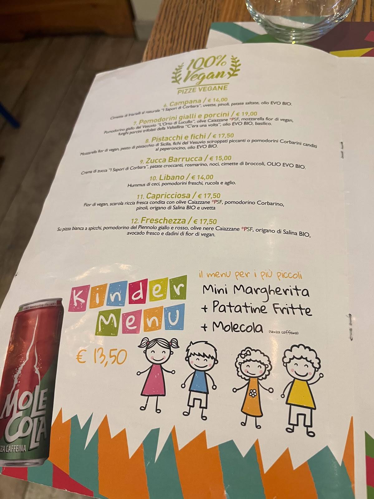 Menu di Capperi Che Pizza - Milano 