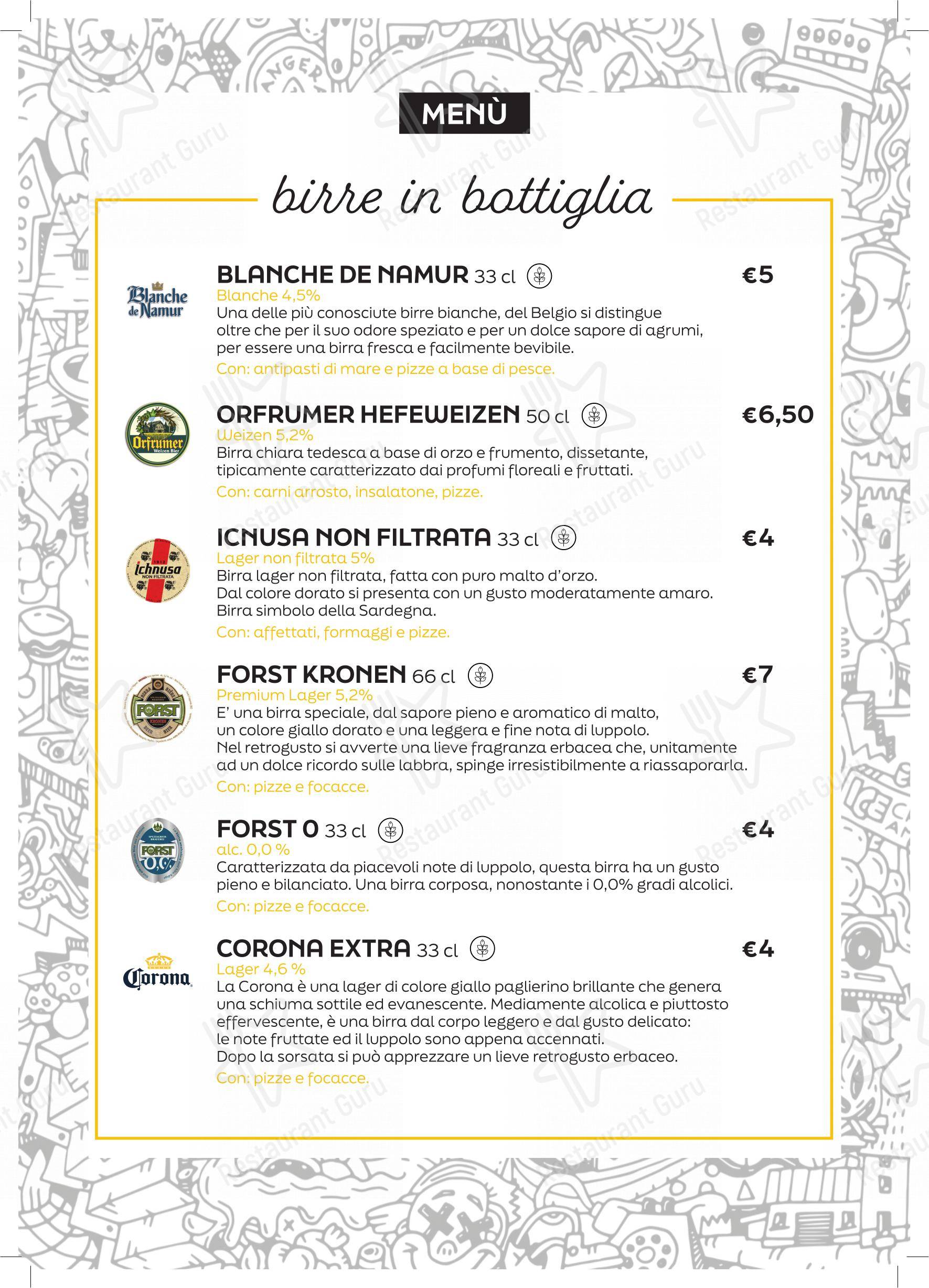 Pizzeria Damino in Angera - Menu