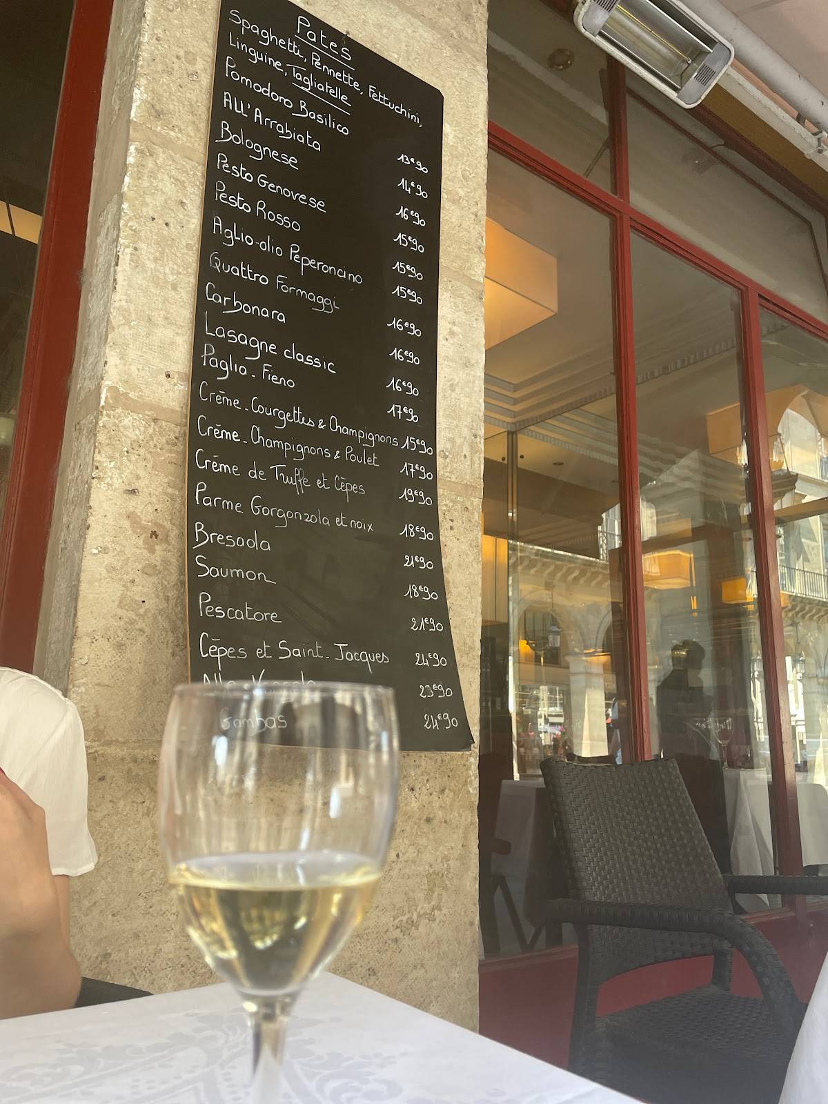 Menu de Domenico