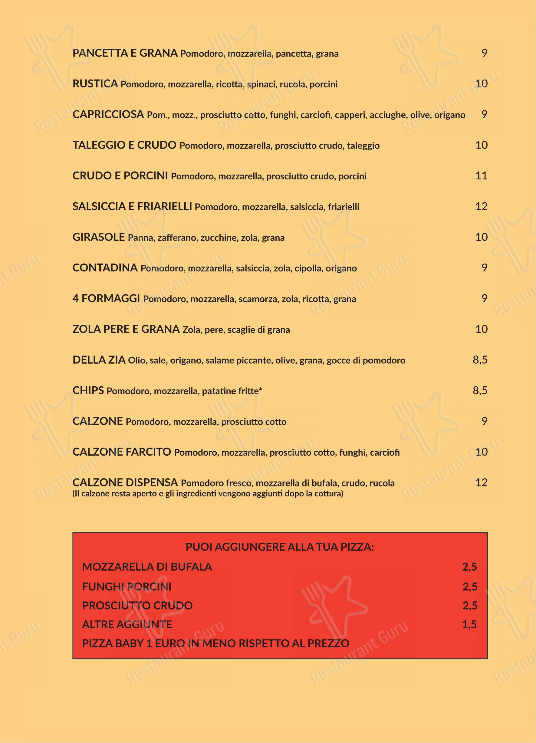 Pizzeria La Dispensa in Albiate - Menu bar