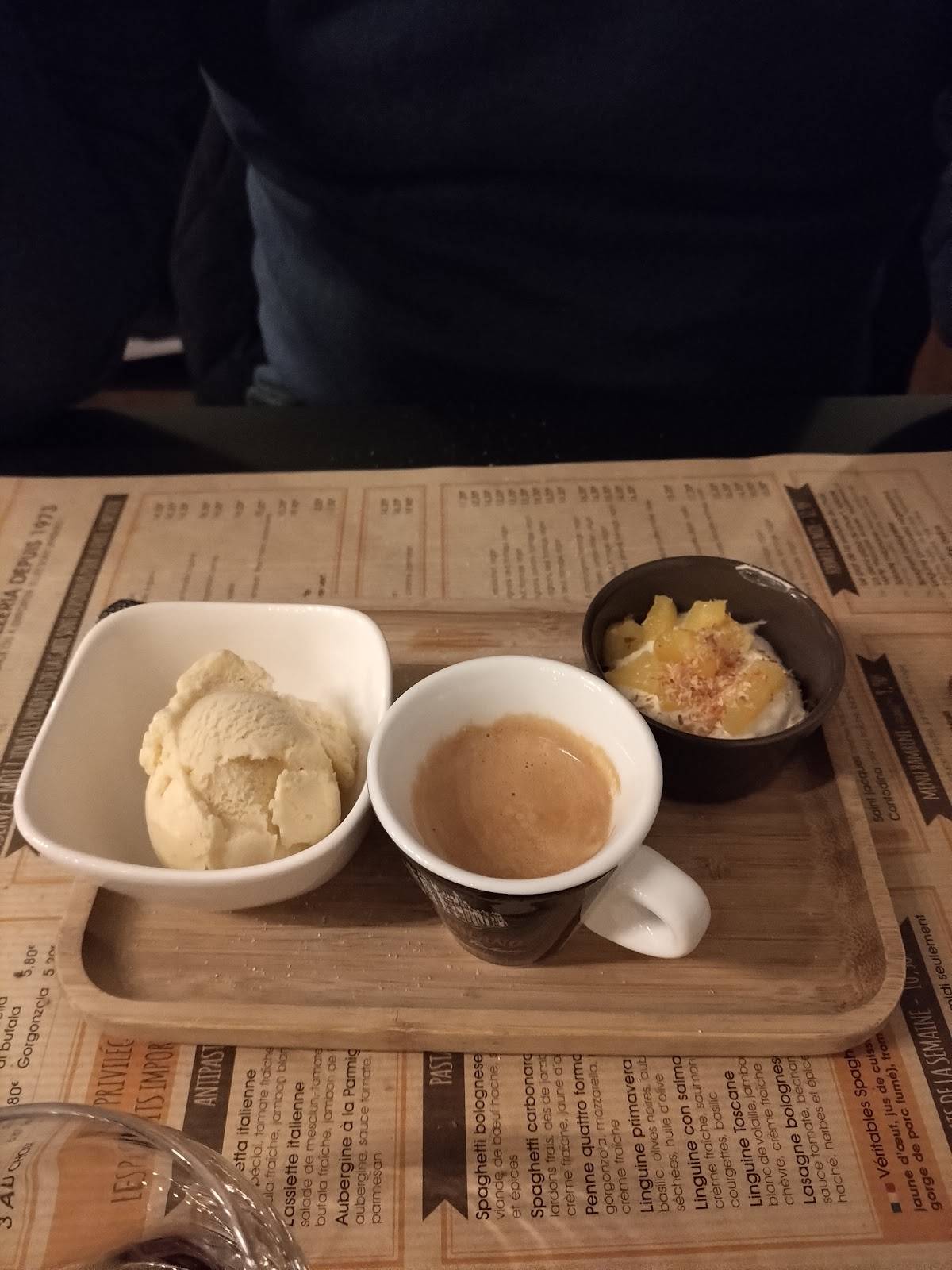 Menu de Le Milano