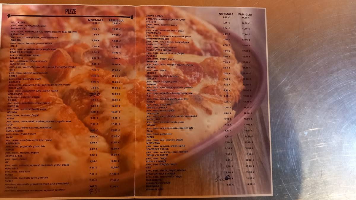 Menu di Da Giorgio 