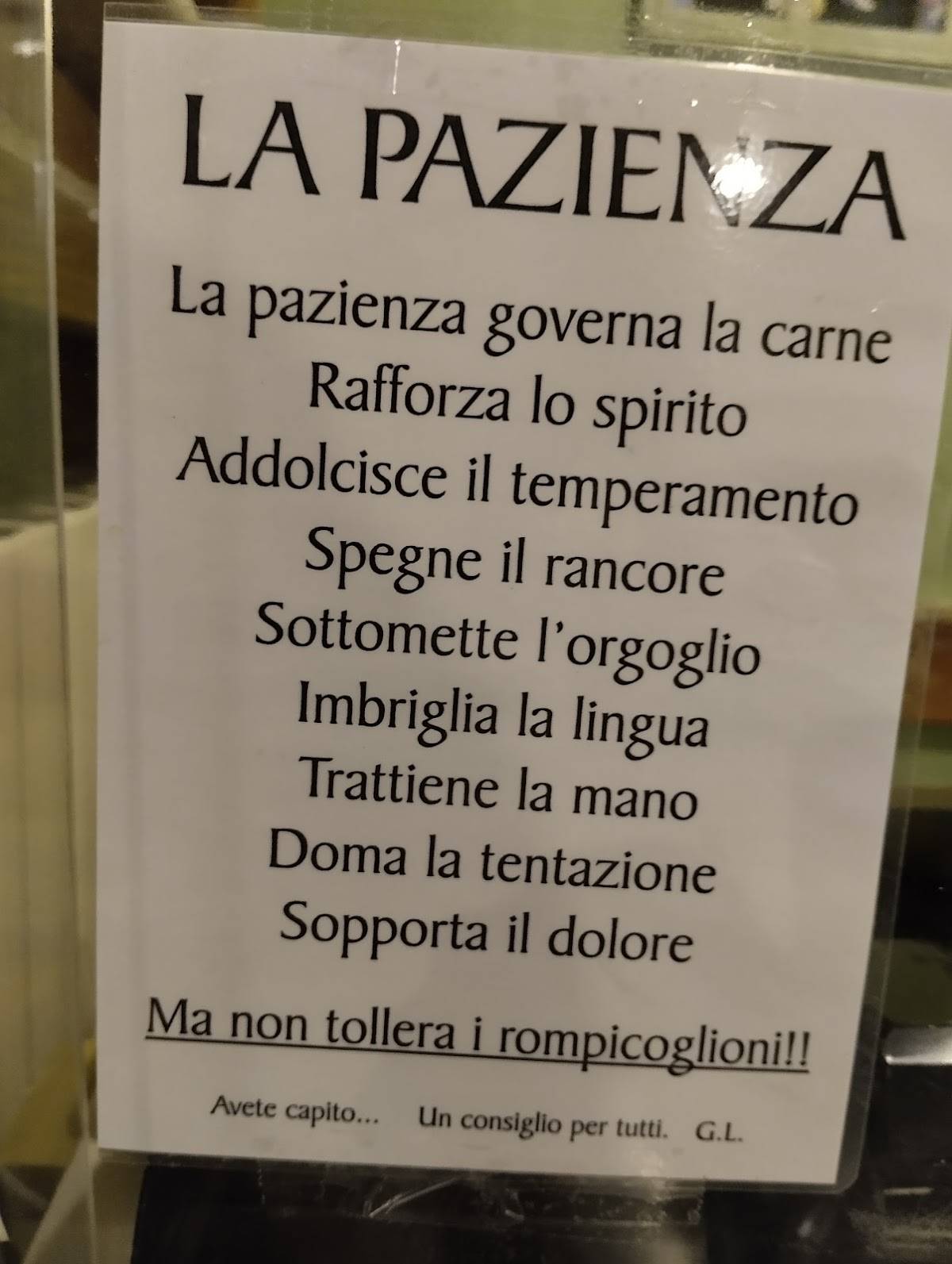 Menu di I Due Pini 