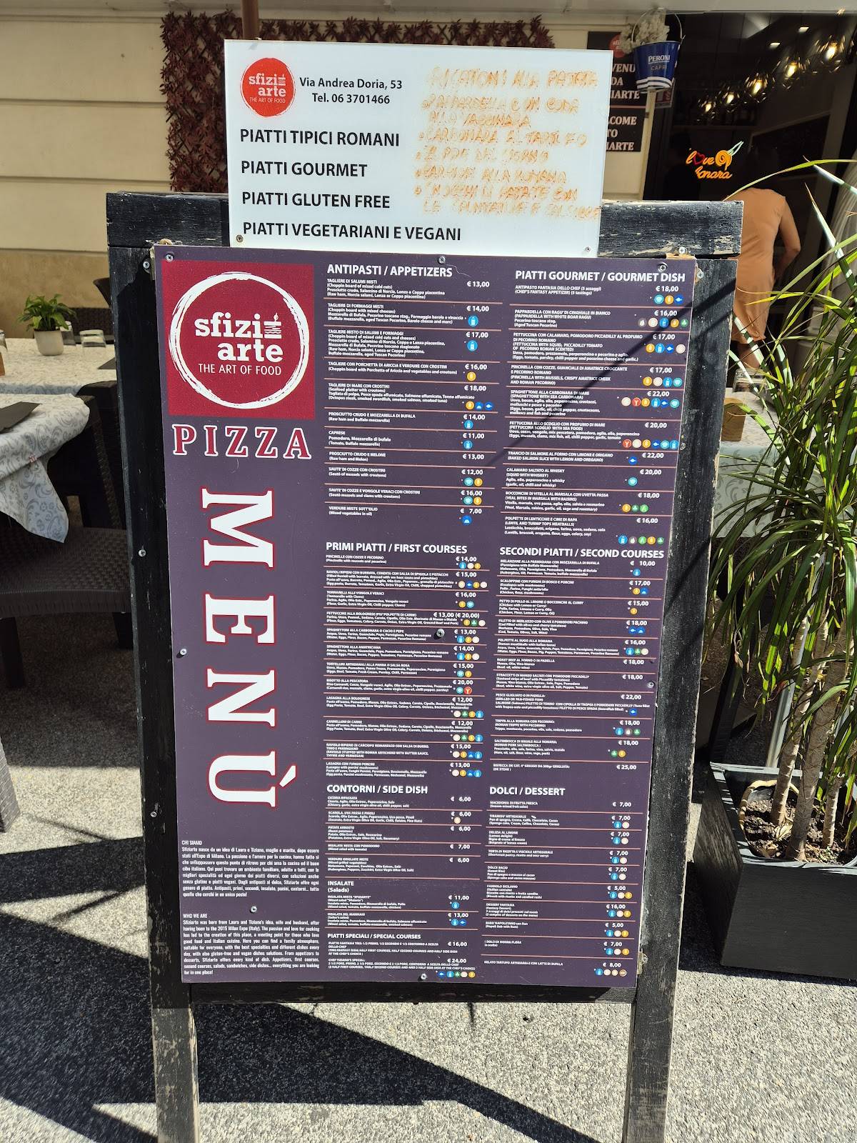 Menu di Sfiziarte Ristorante & Brunch 