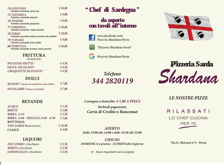 Menu di Shardana