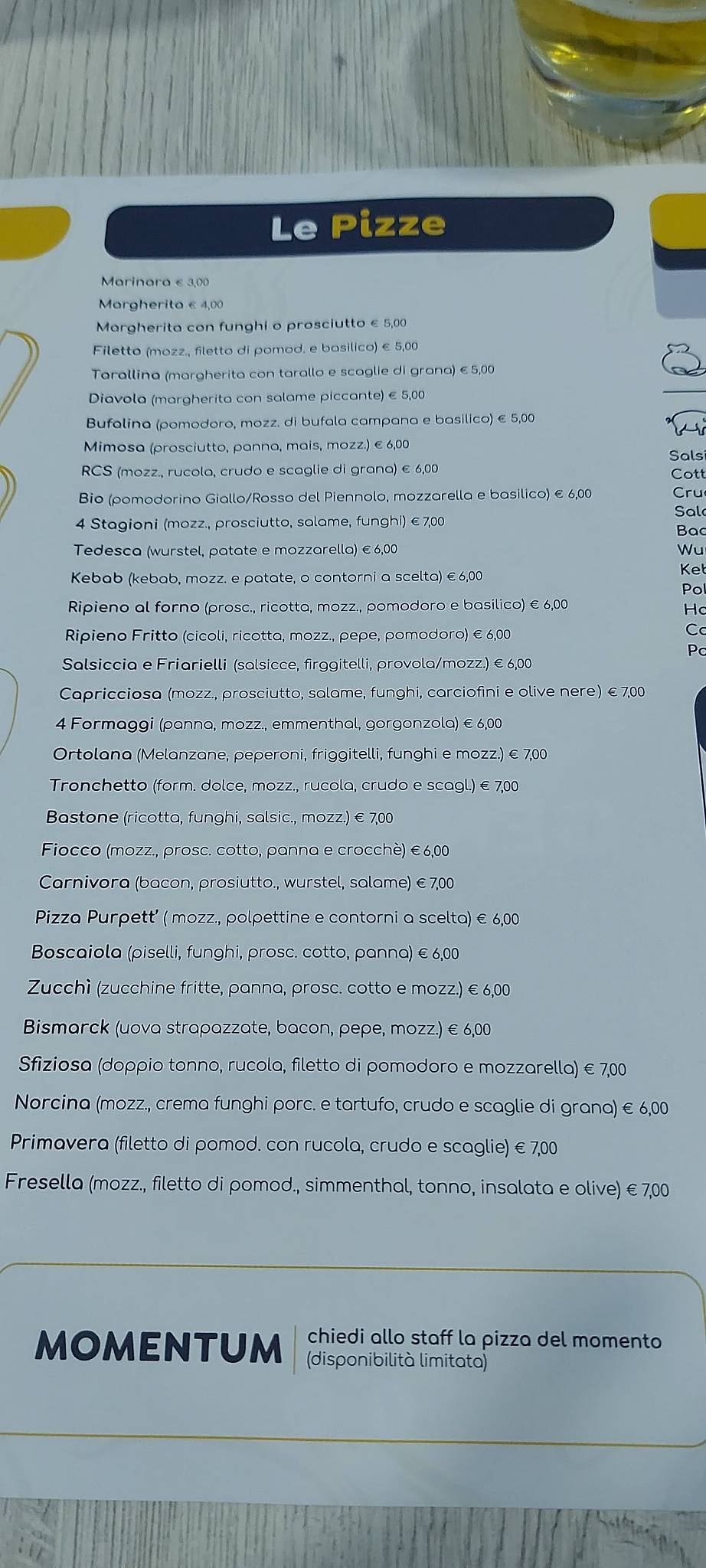Menu di Pizzeria da Gennaro 2 