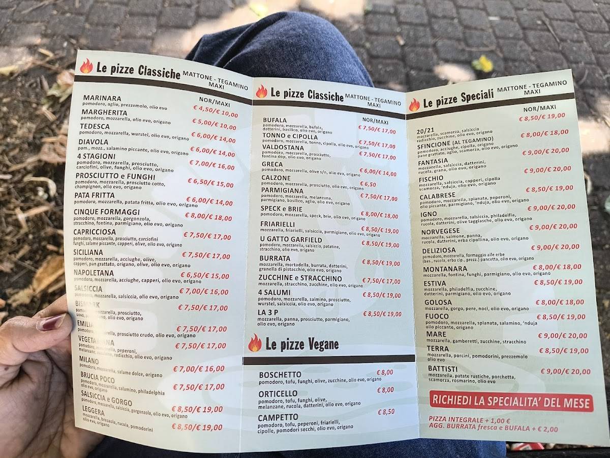 Menu di Pizzeria d’asporto 20/21 Nuovo decennio 