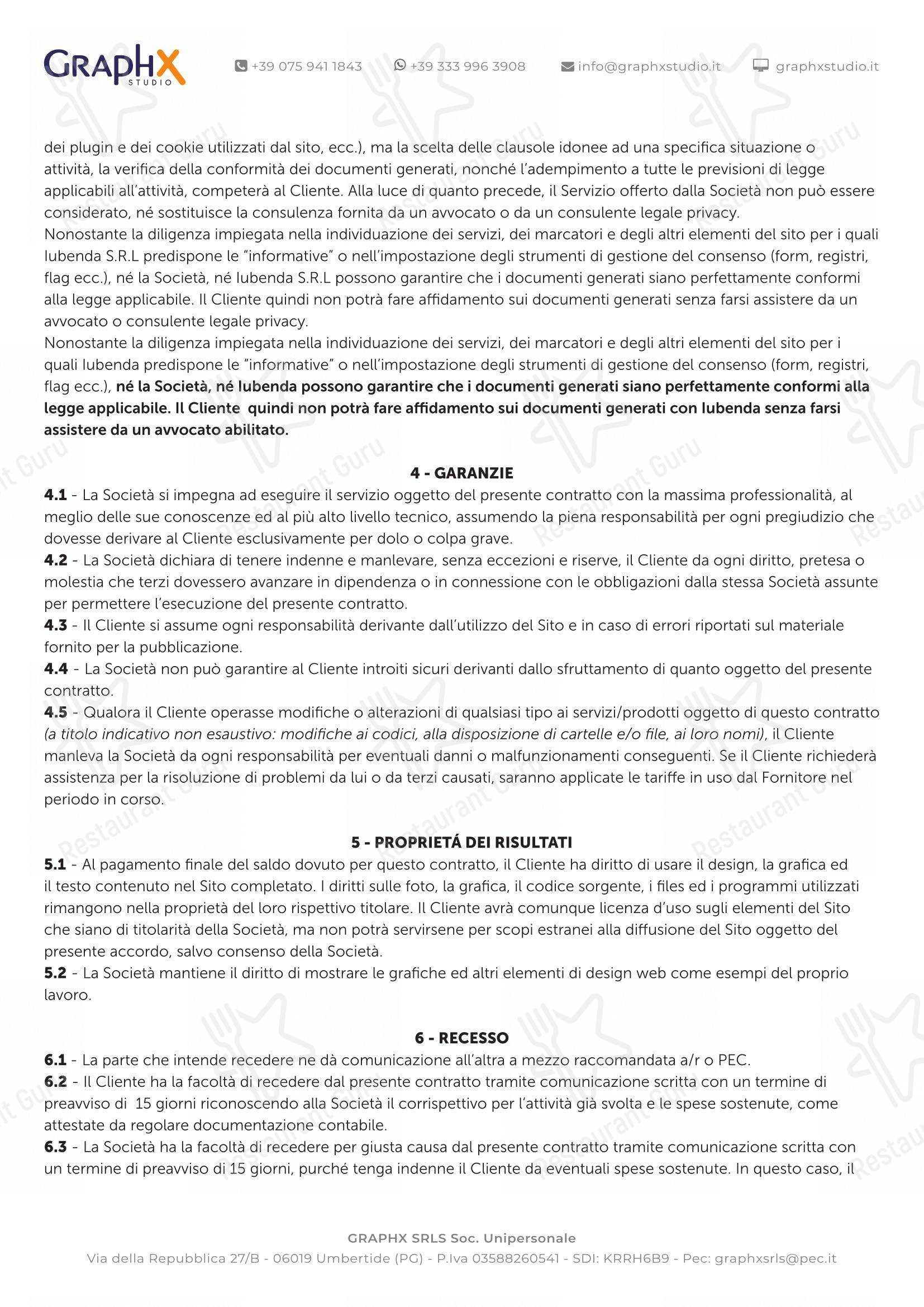 Pizzidea Fabriano in Fabriano - Menu
