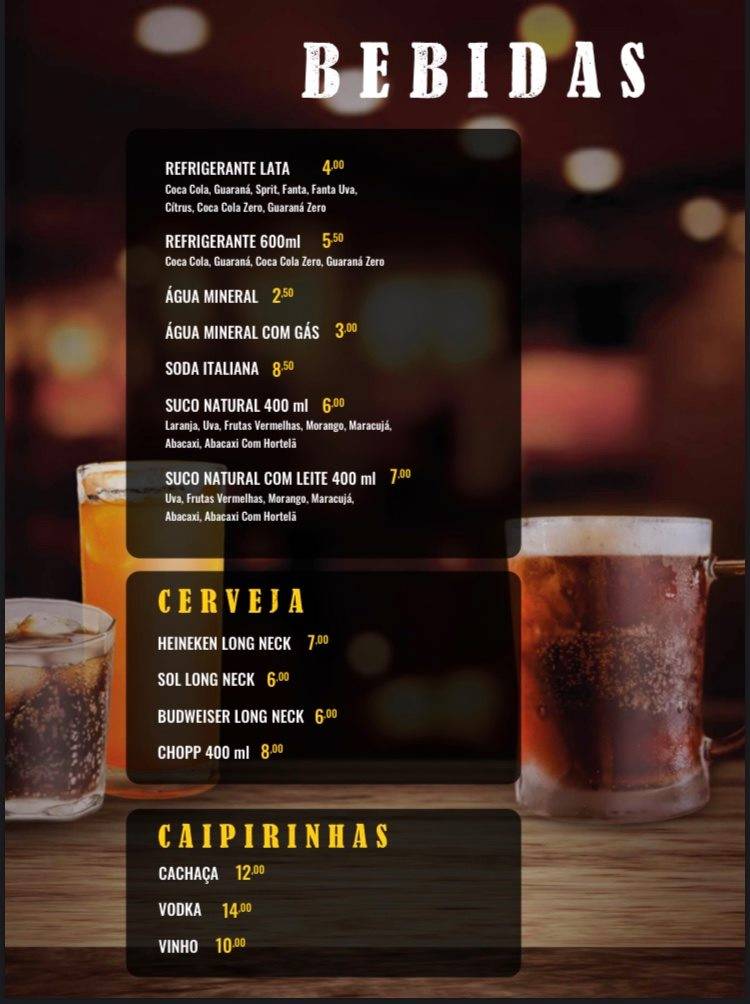 Pod-C Burguer cardápio