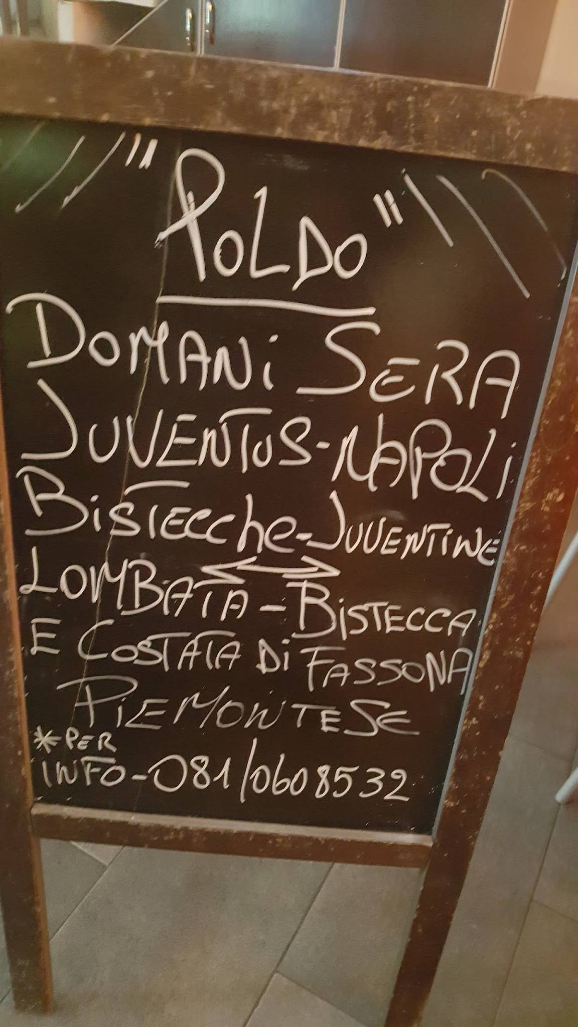 Menu di Poldo Pub 
