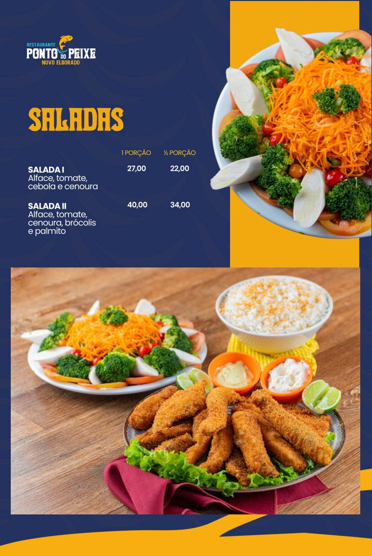 Ponto Do Peixe Novo Eldorado cardápio