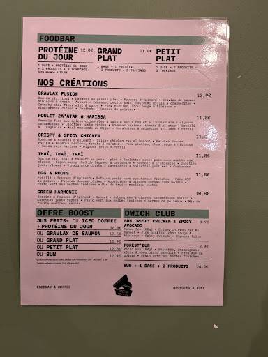 Menu de Popotes, Cantine Respectueuse