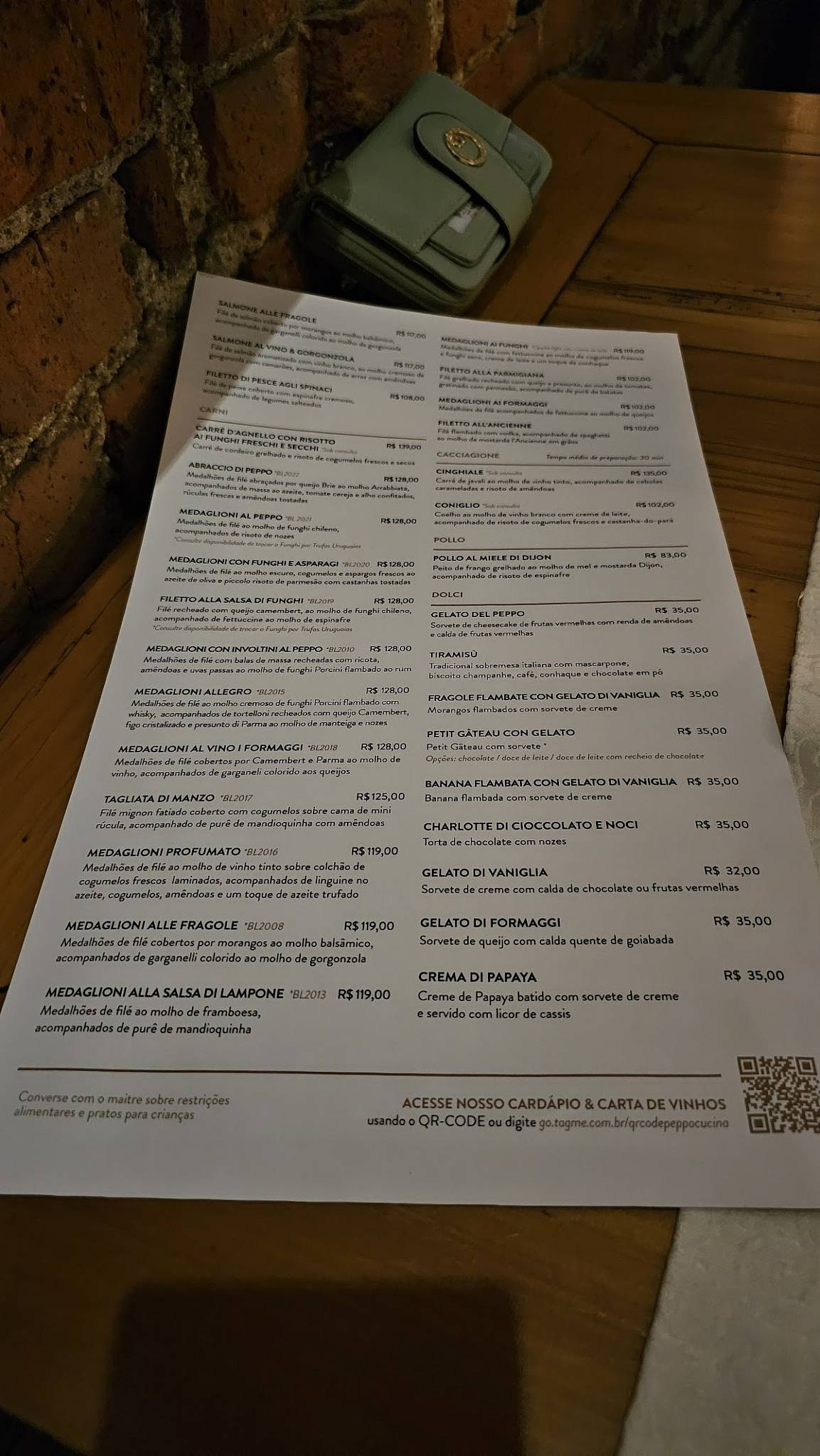 Peppo Cucina cardápio