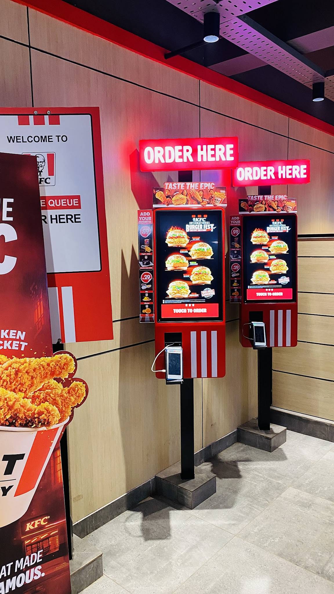 KFC menu