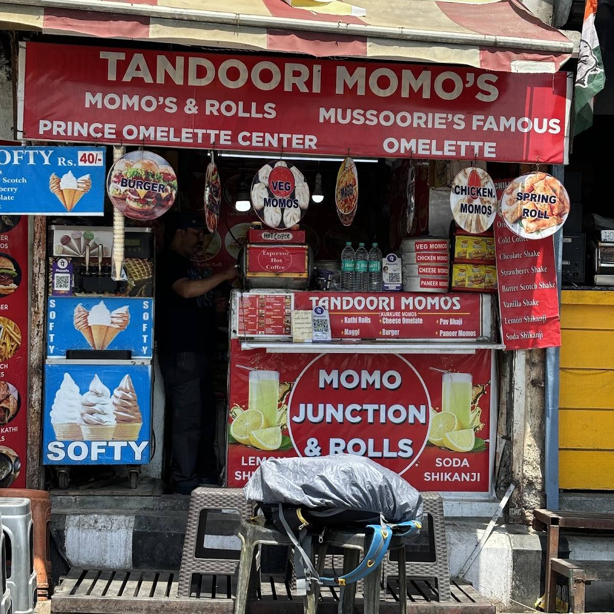 Prince Omlette Centre And Momos menu