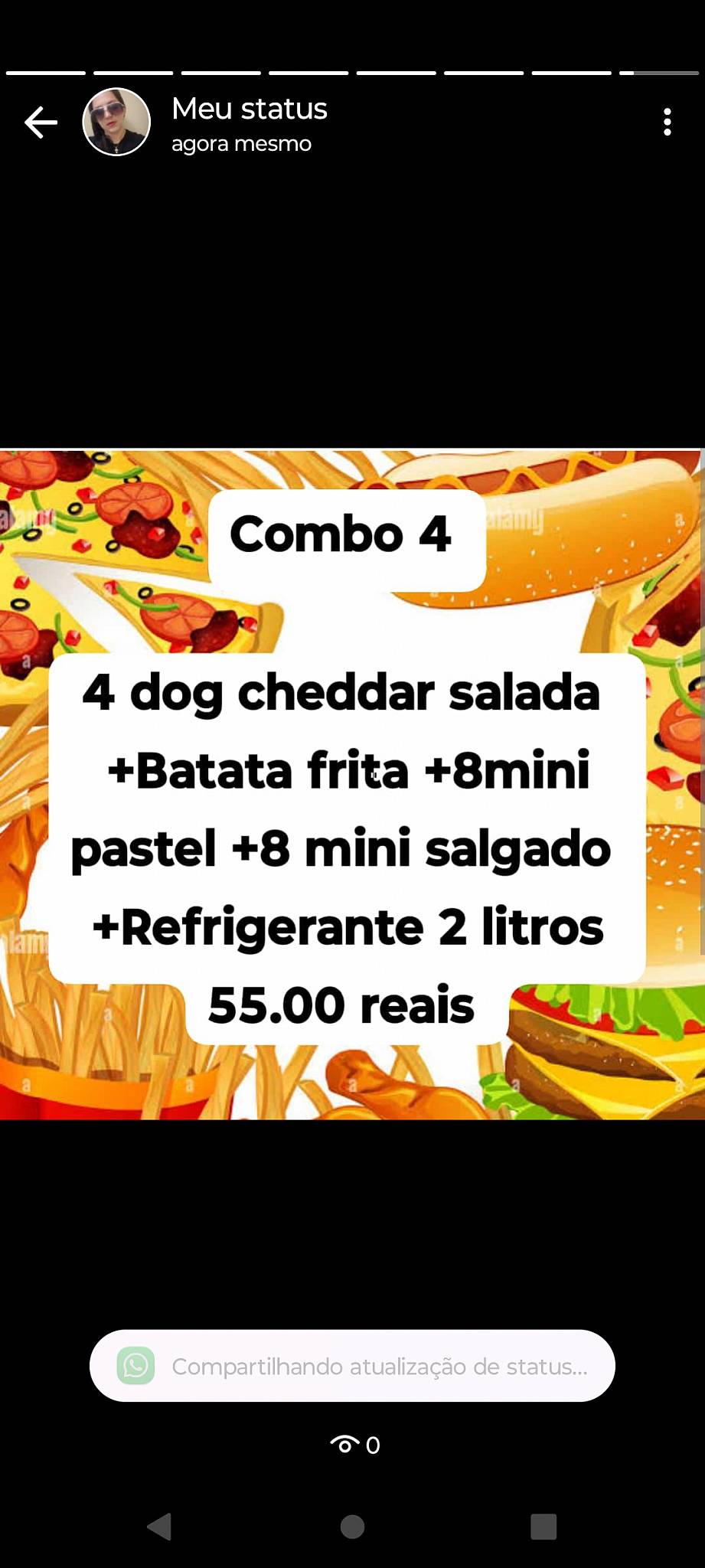 4 Estações cardápio