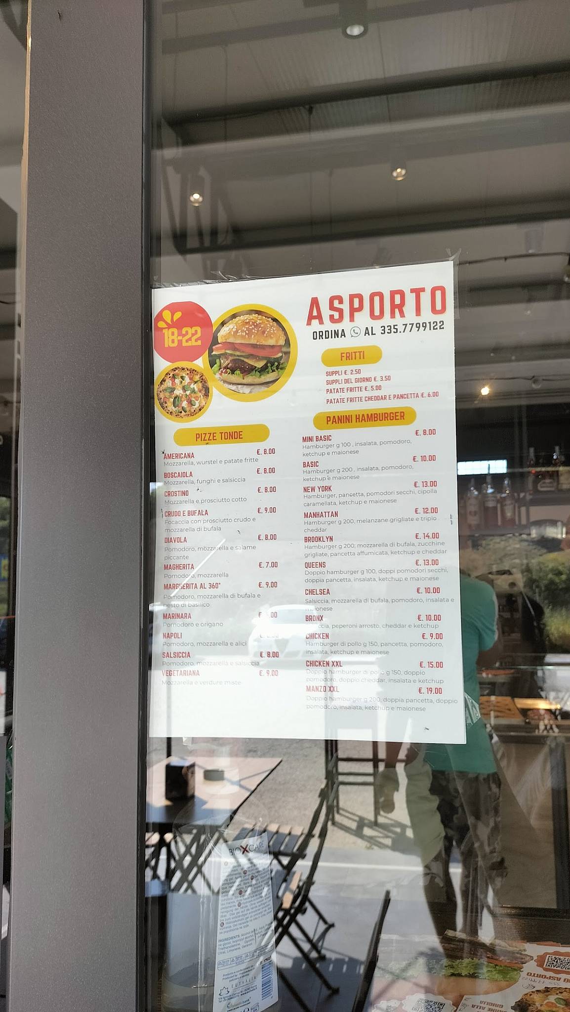 Menu di Al 360 gradi 