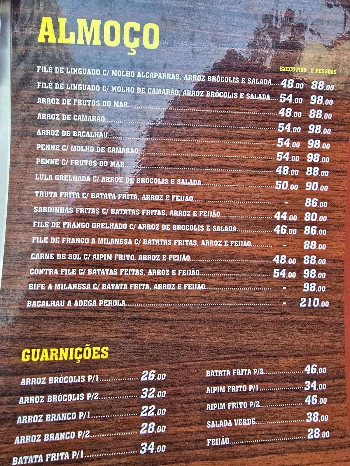 Adega Pérola - (Copacabana) cardápio