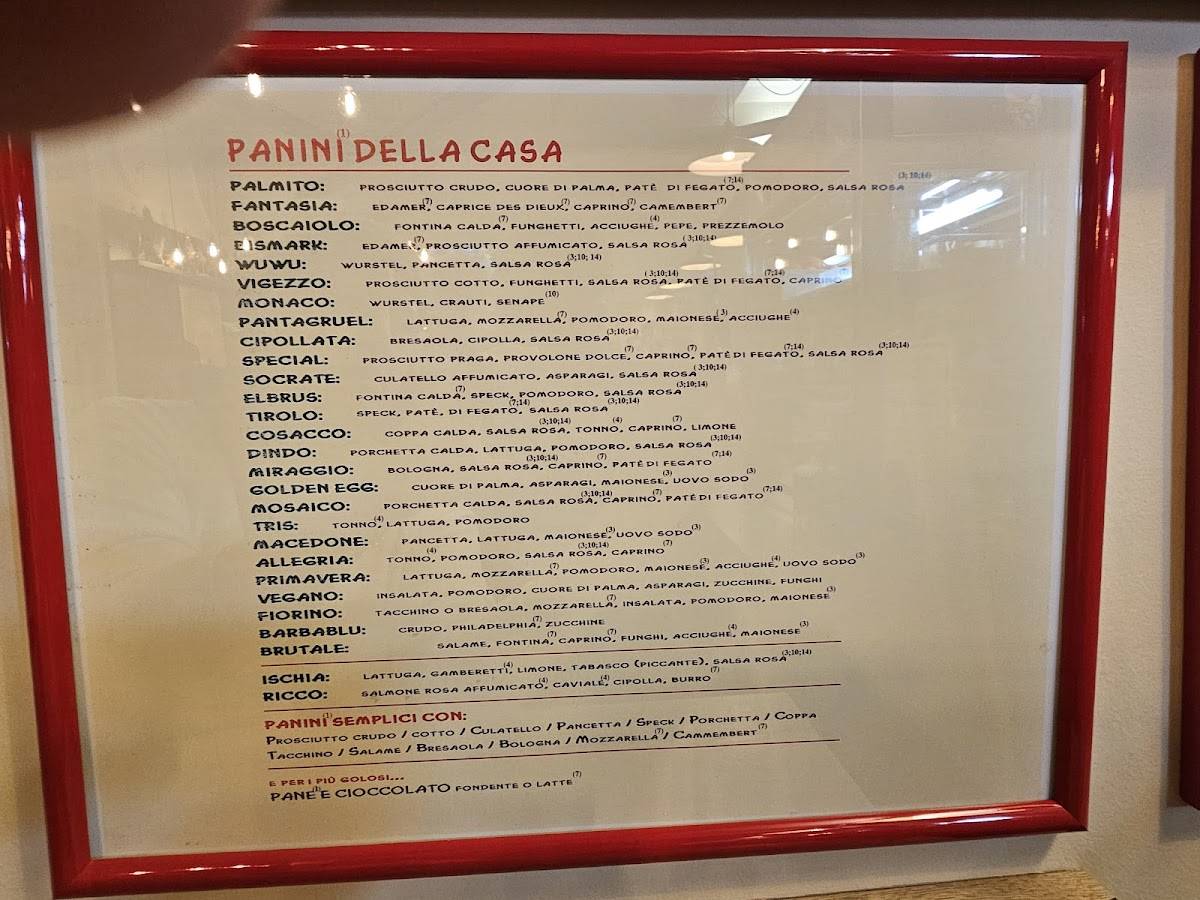 Menu di Golden Egg 