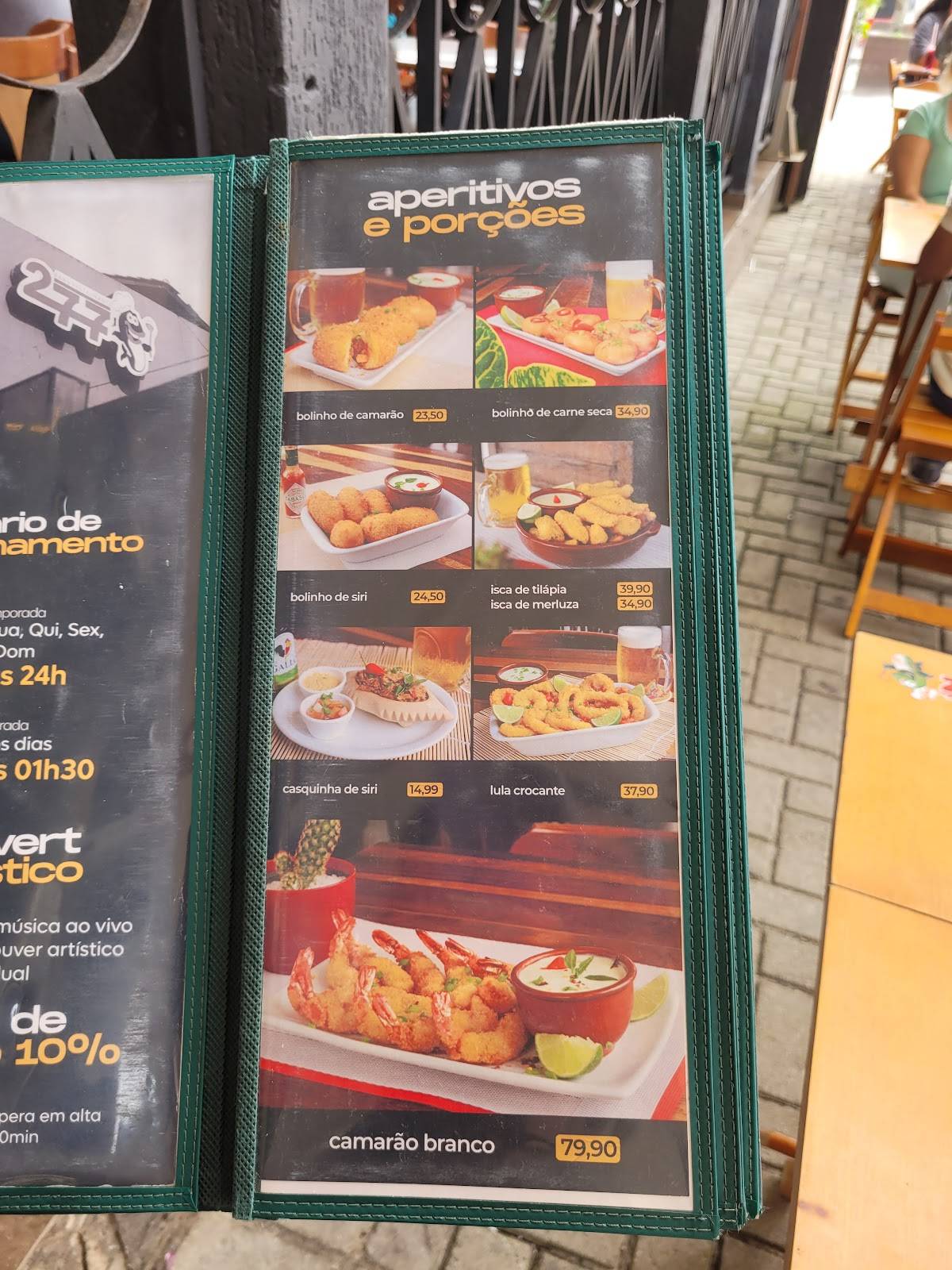 Restaurante 277 cardápio