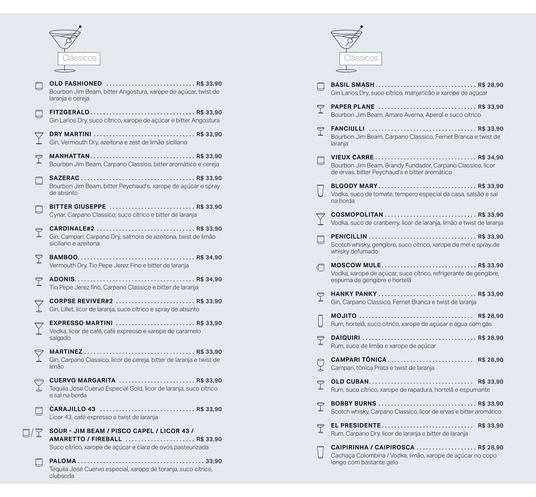 Sylvester Bar cardápio