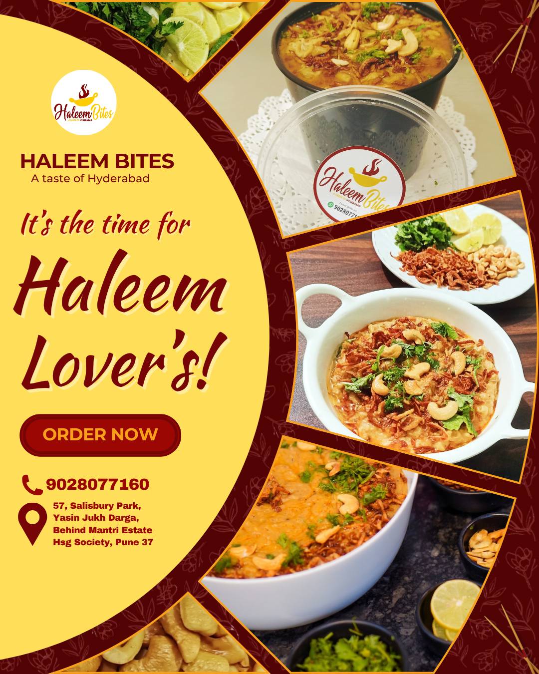Haleem Bites menu