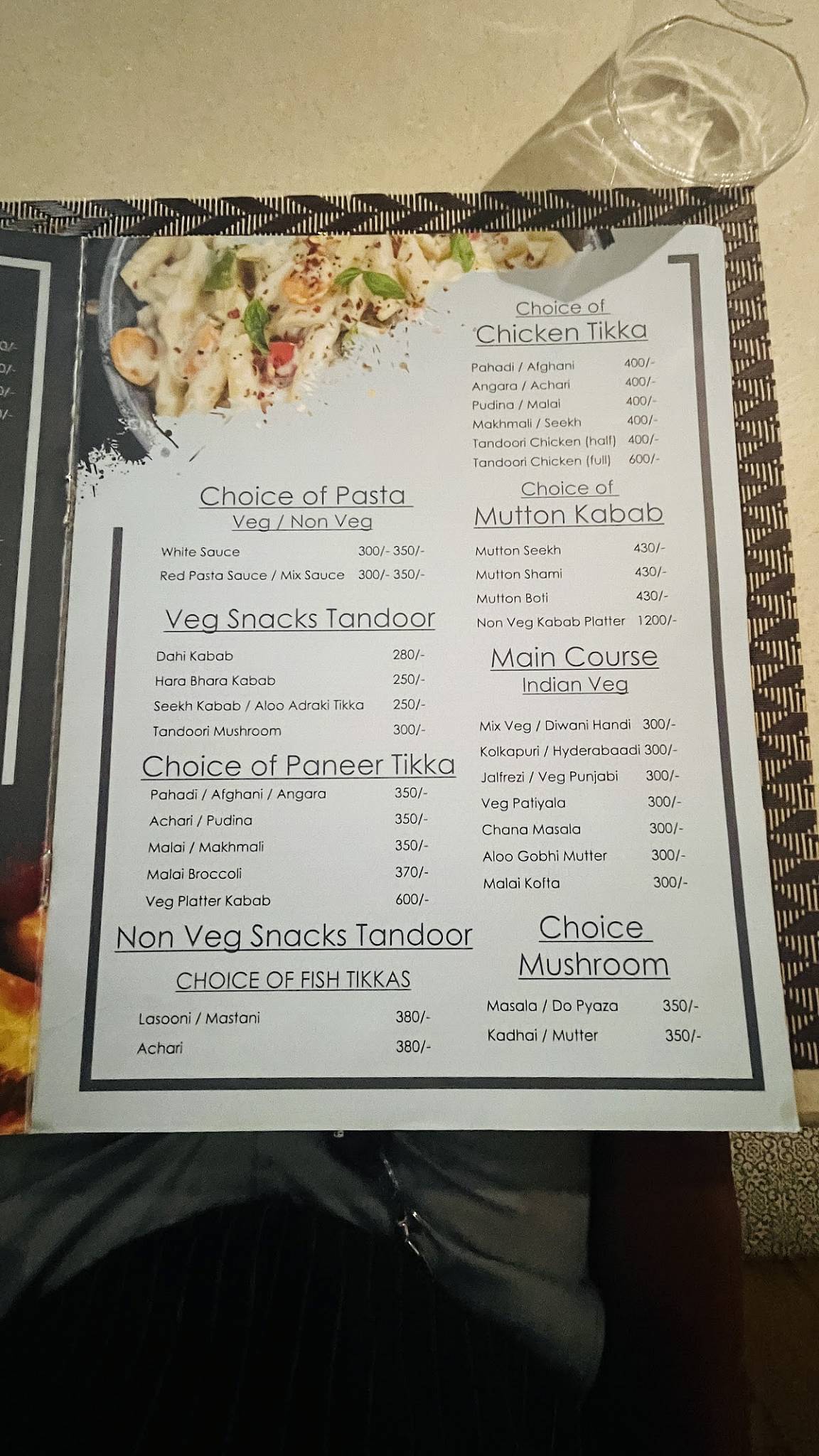 Punjab Bistro menu