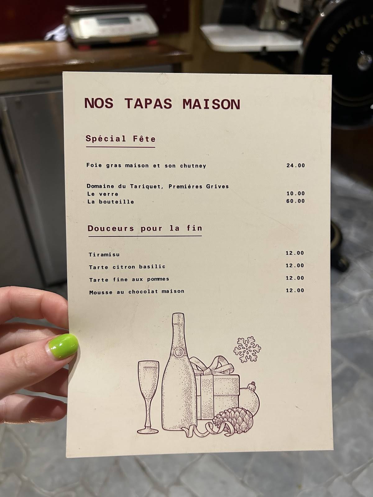 Menu di Qu'importe