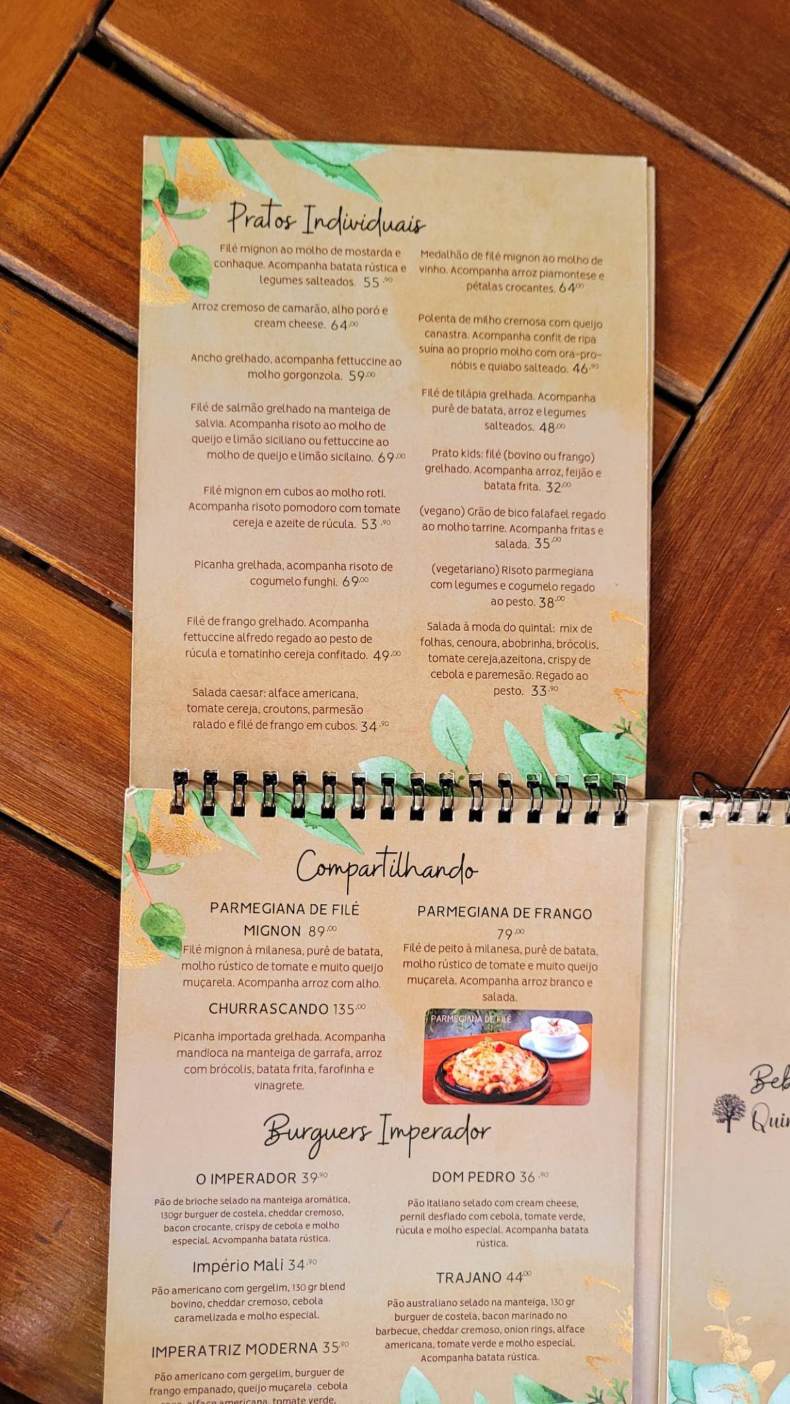 Quintal Savassi cardápio