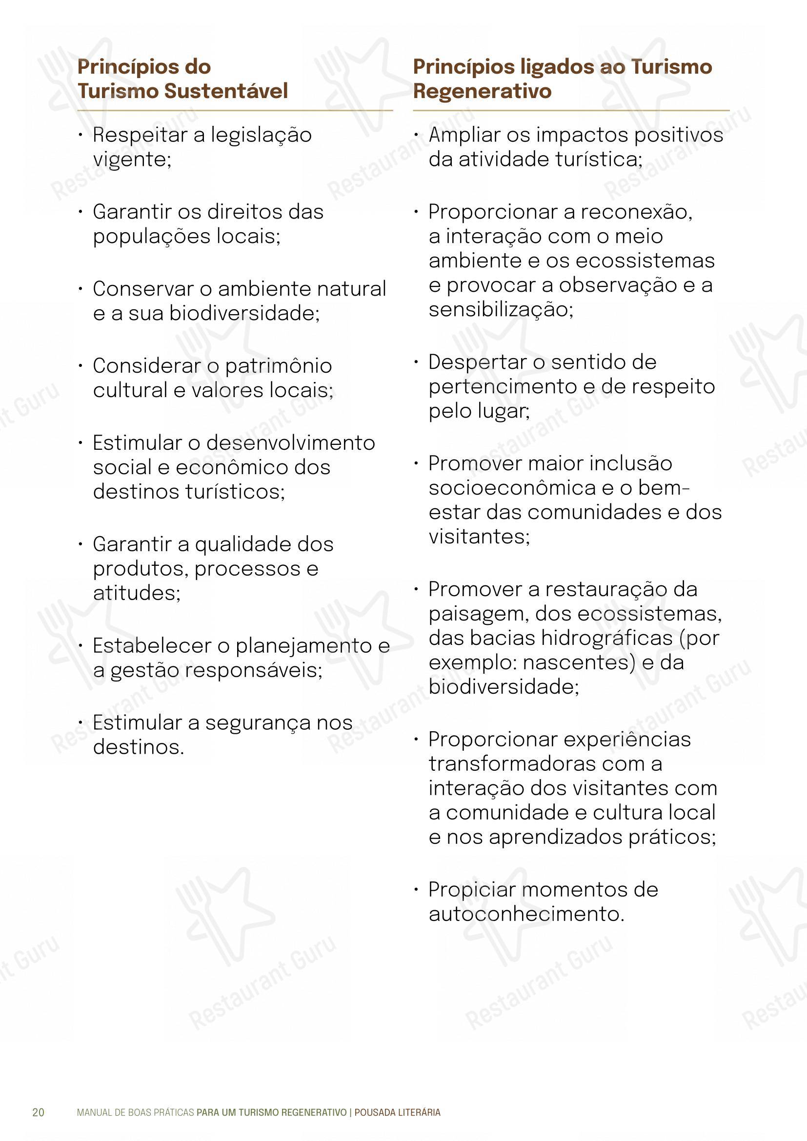 Quintal das Letras - Menu bar