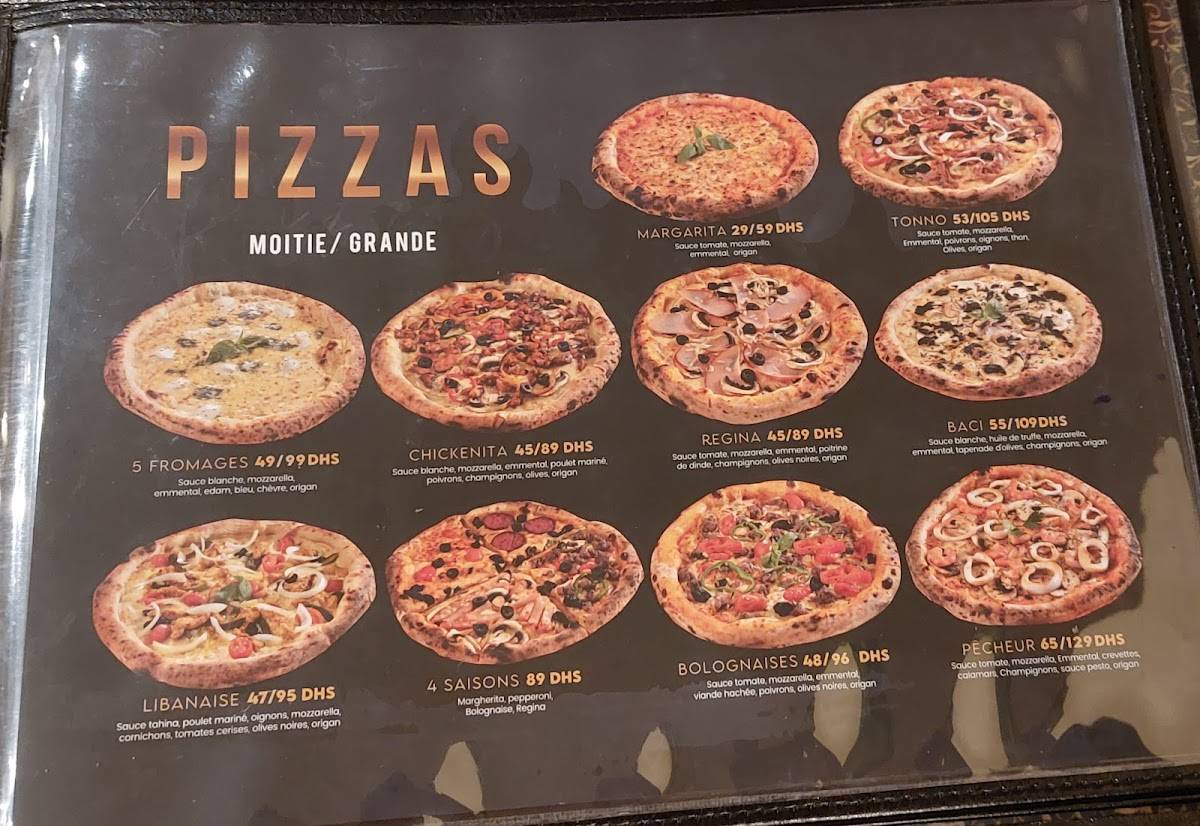 Menu de Baci