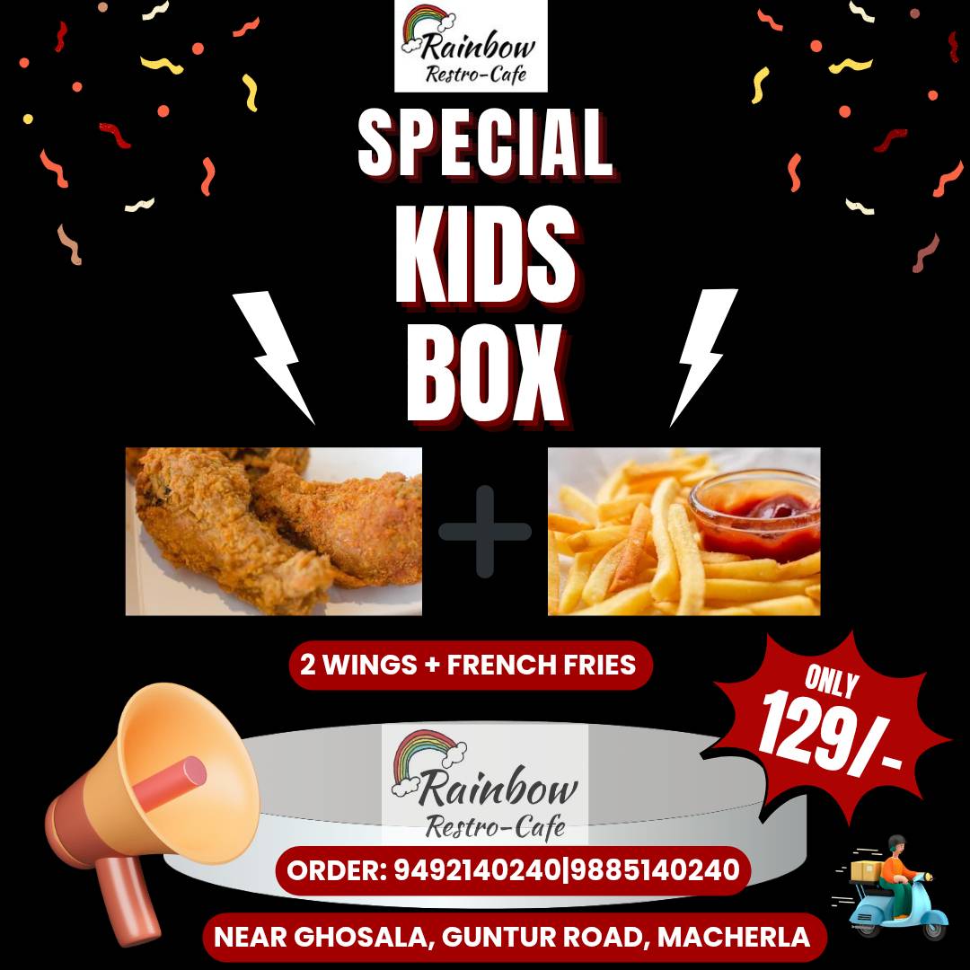 Rainbow Restro Cafe menu