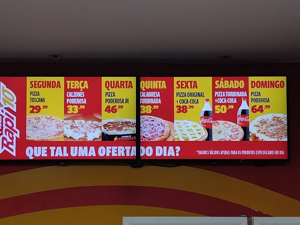 Rapi10 - (Pizza) cardápio