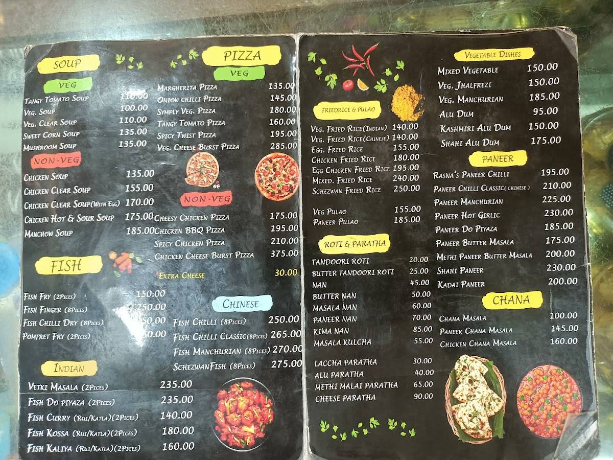 Rasna menu