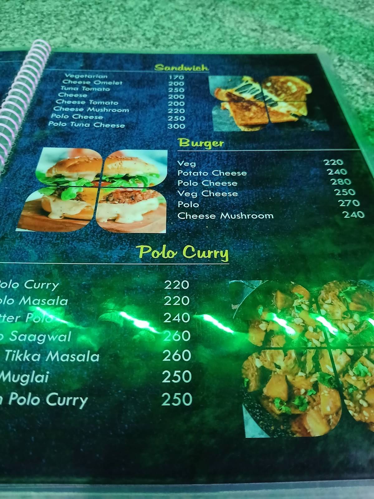 Ravi’s Rose Restaurant menu