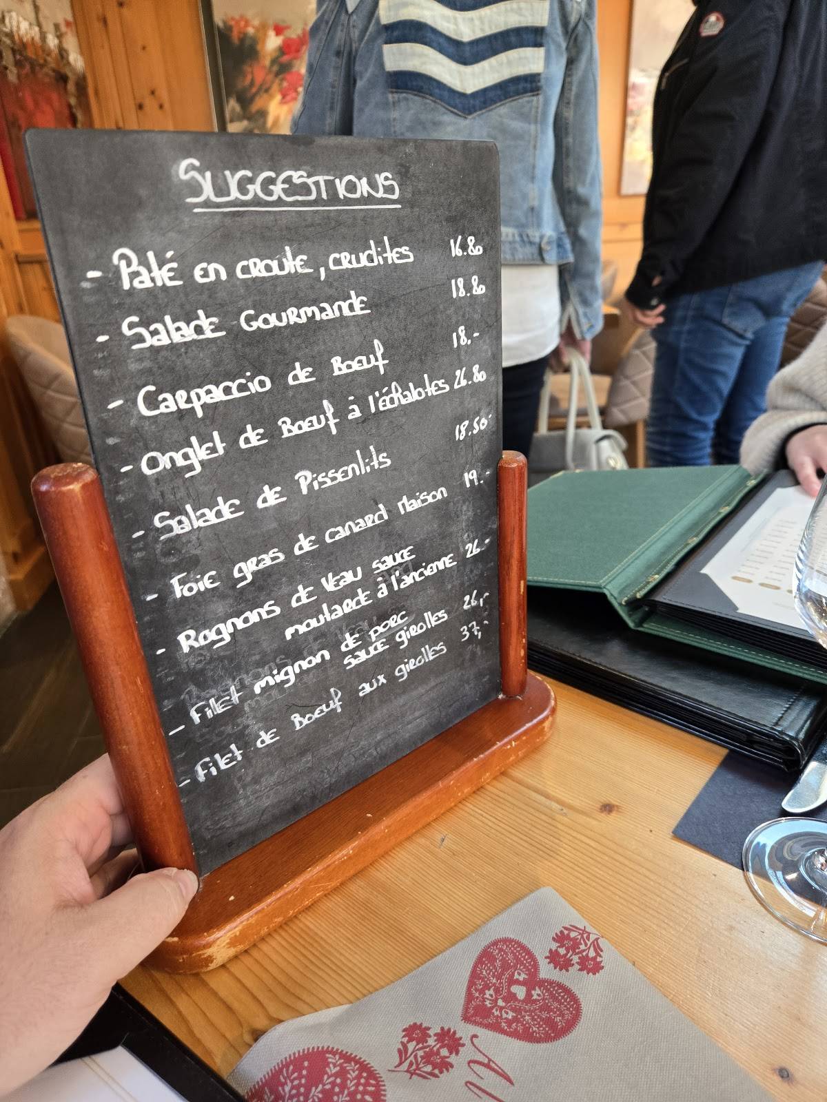 Menu de Restaurant A l'Escale du Ried