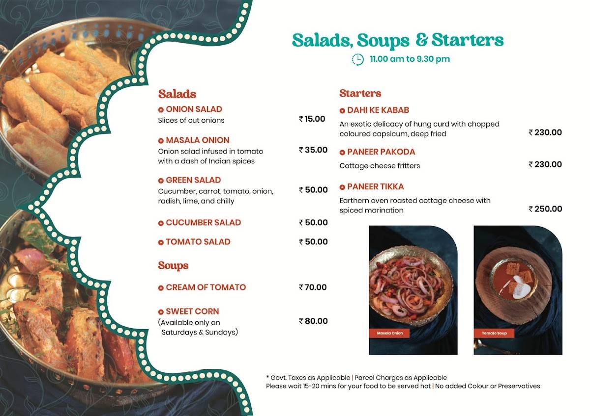 Ajay's Delhiwala Sweet Home menu