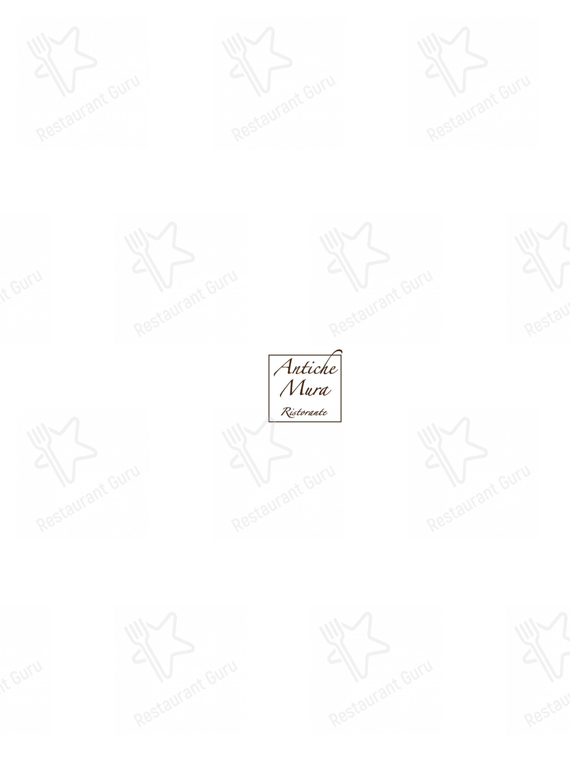 菜单 per Ristorante Antiche Mura in Polignano A Mare