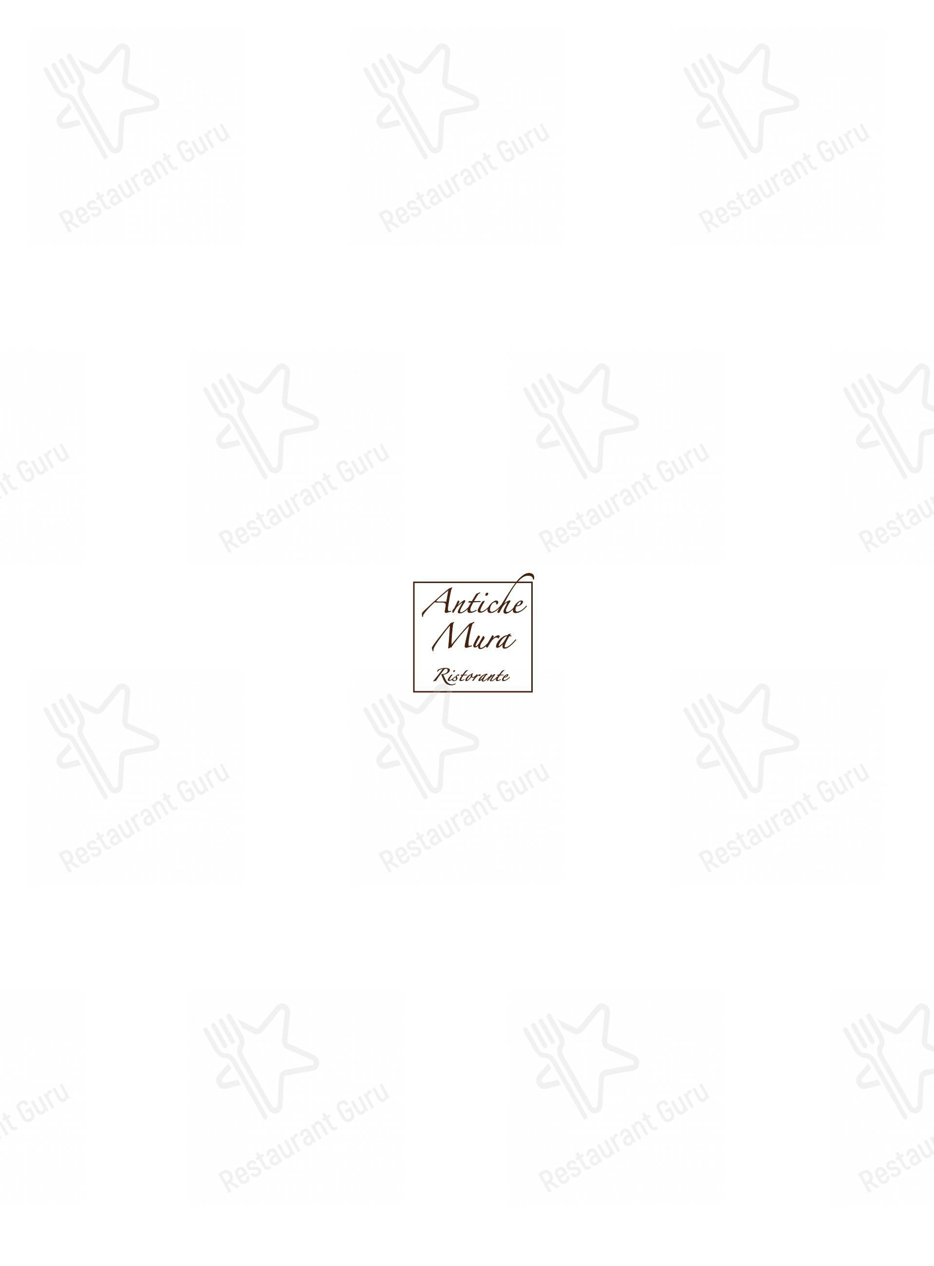 Menu di Ristorante Antiche Mura - 菜单