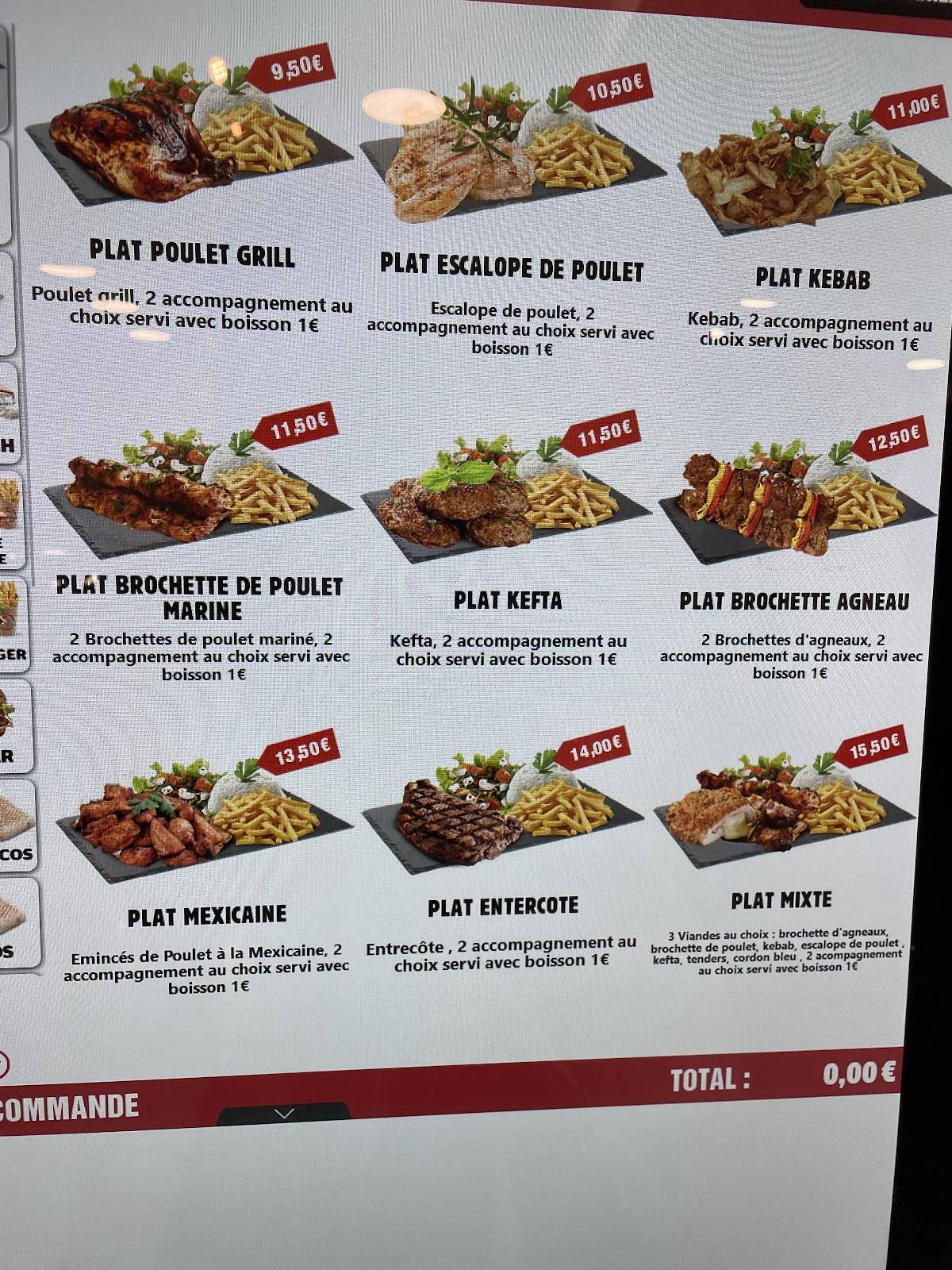 Menu de BAIT'S GRILL