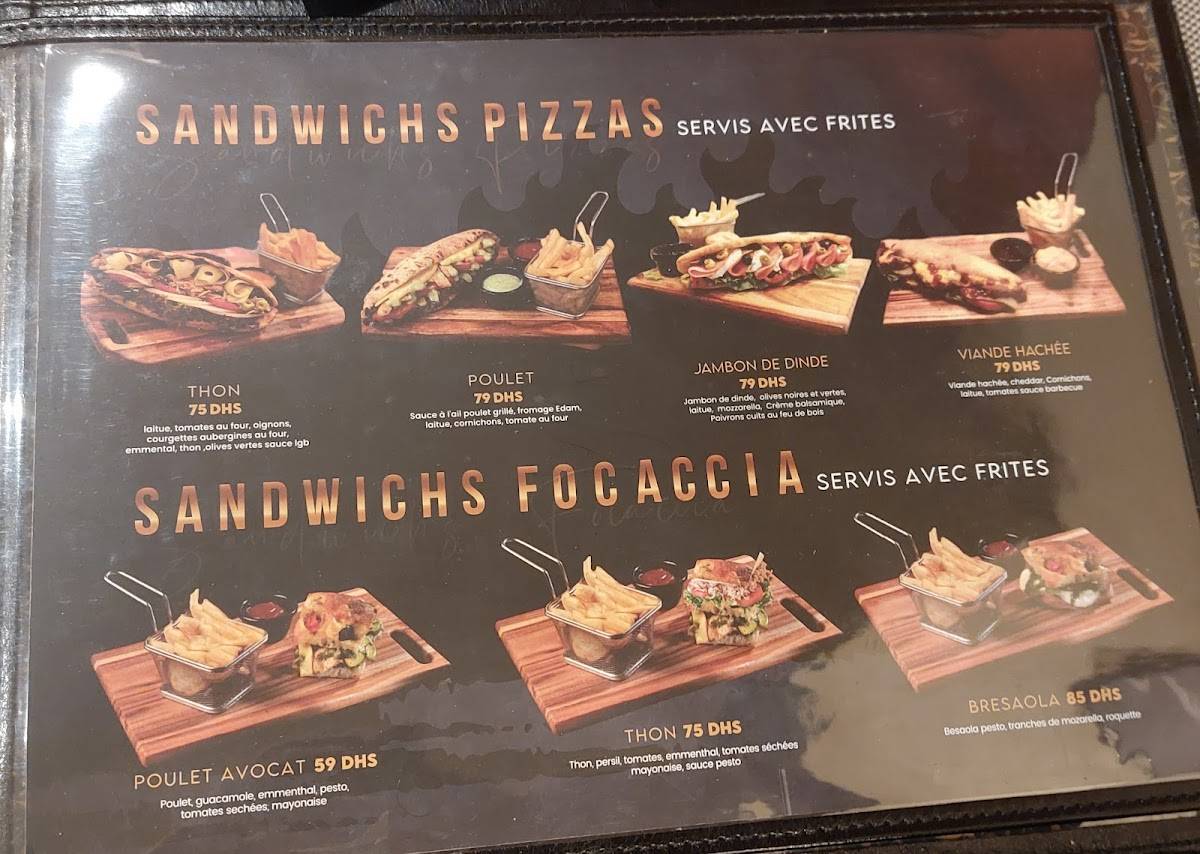 Menu de Baci
