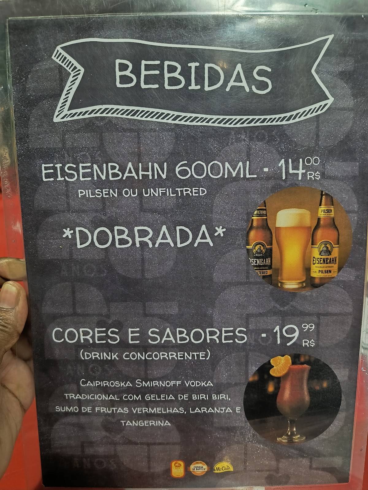 Bar do Chico / STIEP cardápio