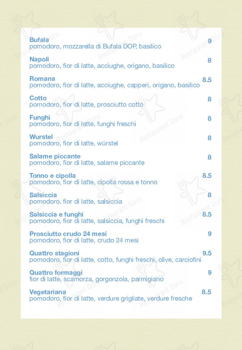 Menu di Barracuda - pasti e bevande