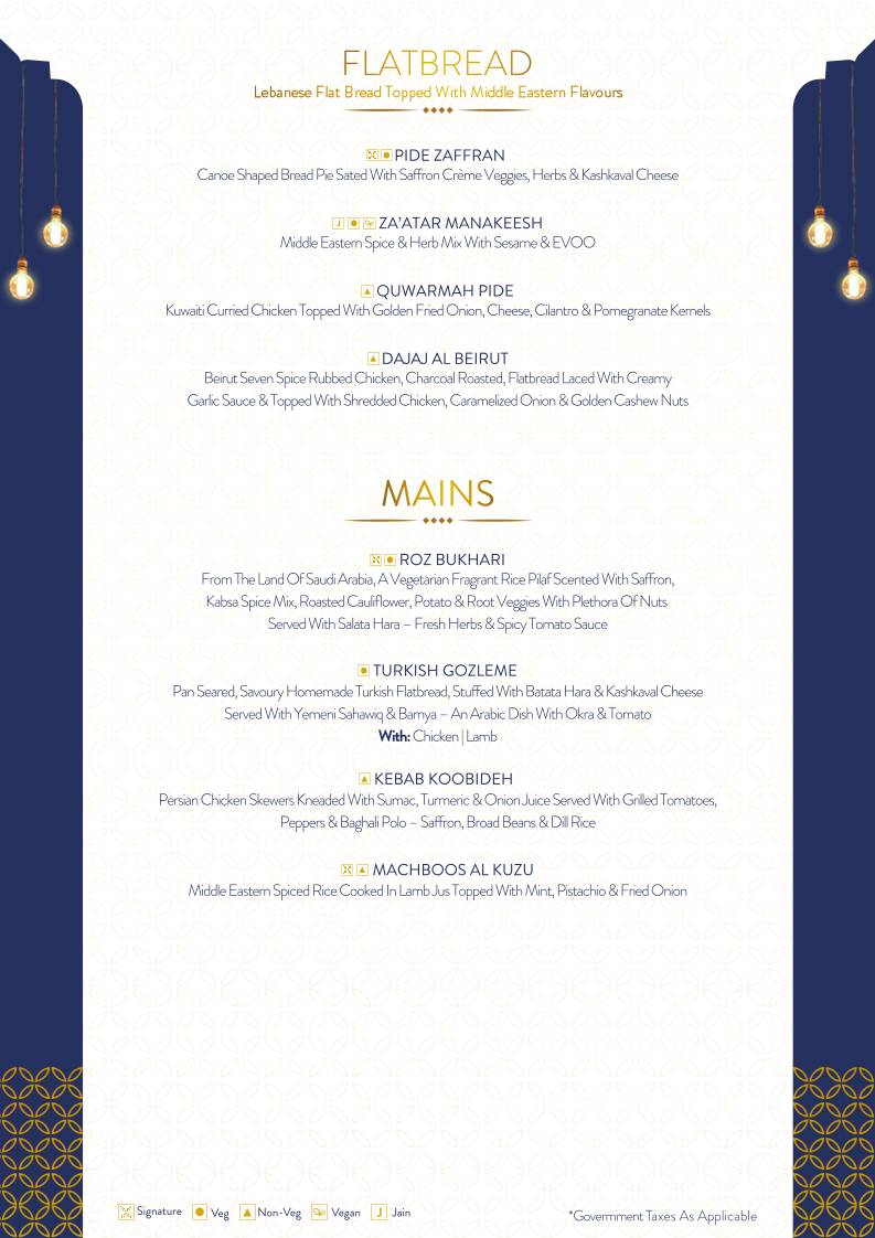 Bayroute Juhu menu