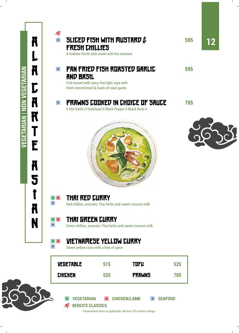 Berco's - If You Love Chinese menu