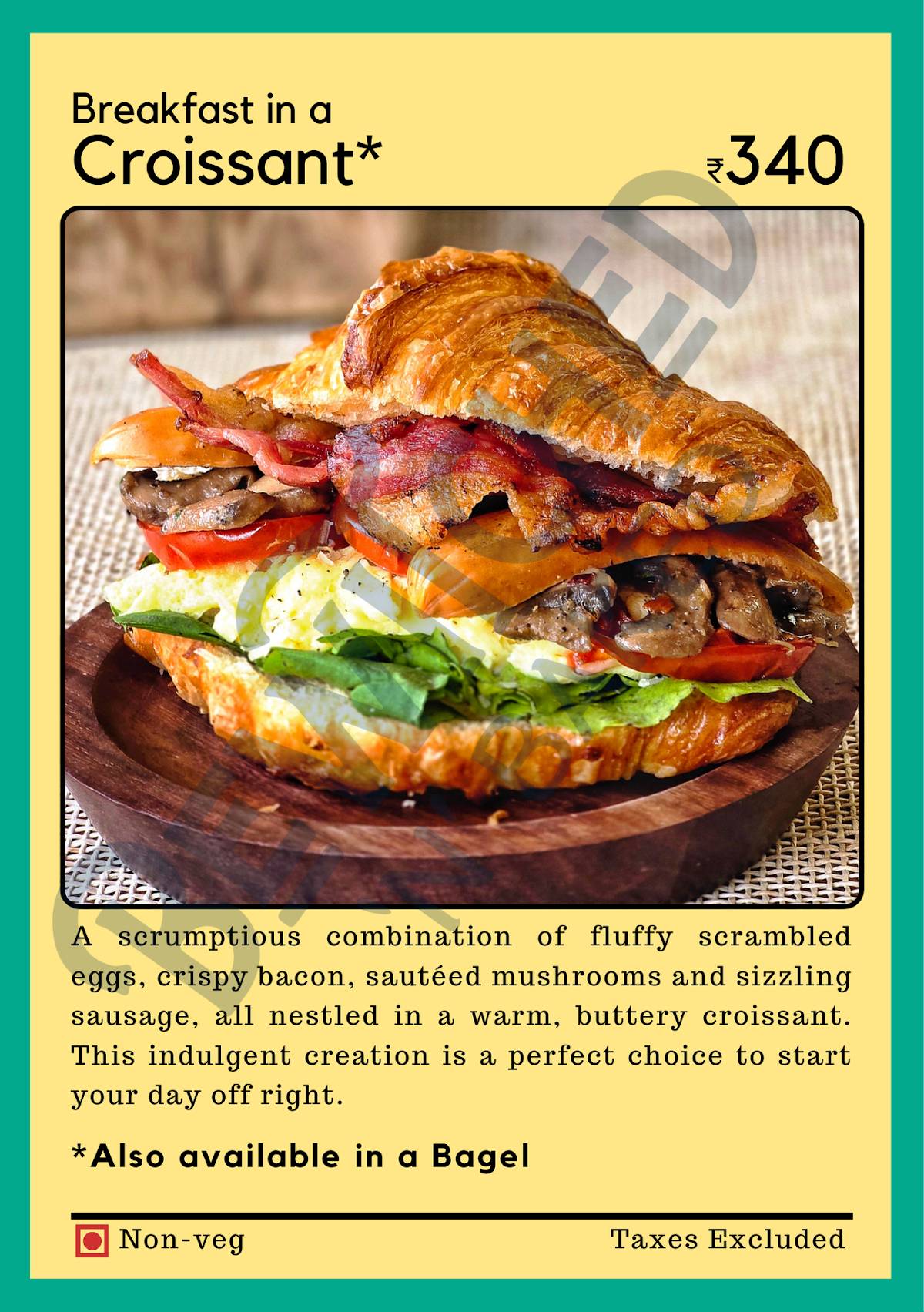 Bewitched 'n' Baked by Bar Silva menu
