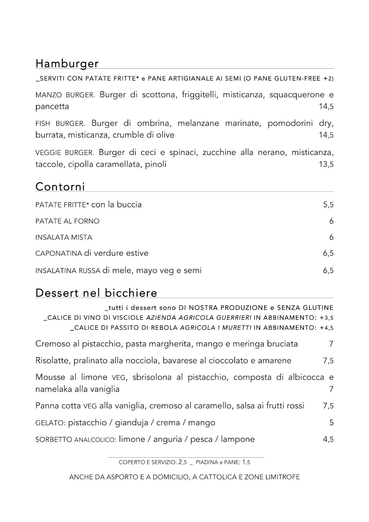 Menu di Birroteca 88 