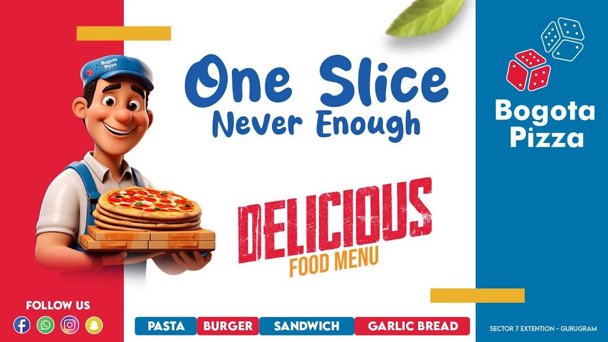 Bogota Pizza menu